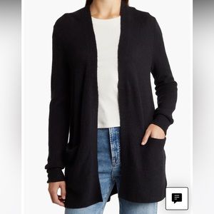 Madewell Black Cozy Walker Black Wool Cardigan NWT | Size XS